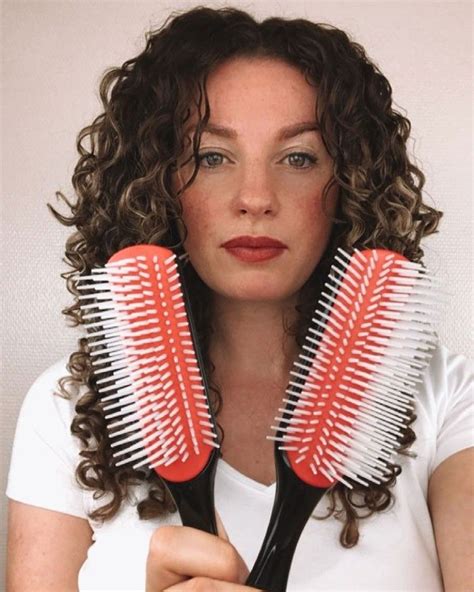 denman brush curly hair|denman brush before and after.